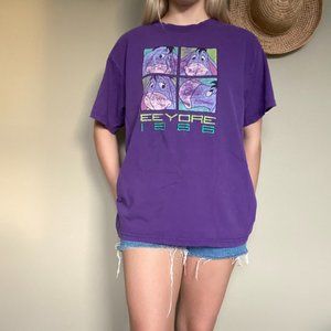Vintage Disney Eeyore Graphic Tee Shirt Size Large